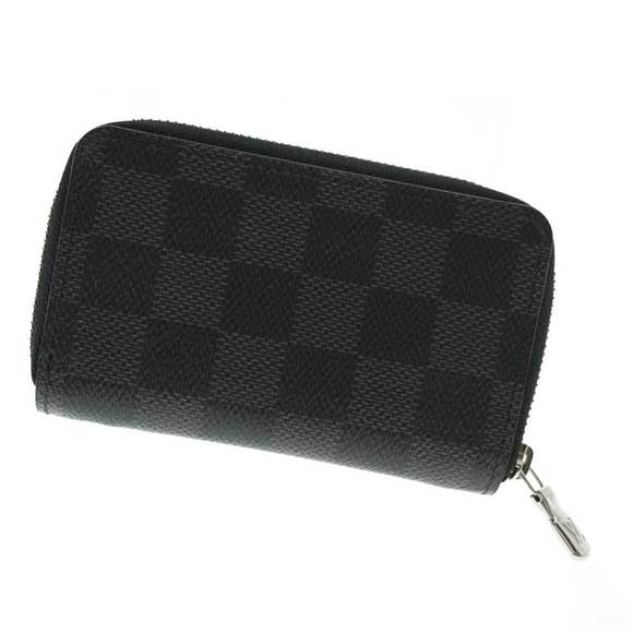 Louis Vuitton Sub Black Graphite Damier Zippy Case Wallet Coin - Picture 1 of 7